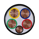 Low smoke zero halogen flame retardant copper core conductor cross-linked polyethylene insulated polyvinyl chloride sheathed steel tape armored power cable