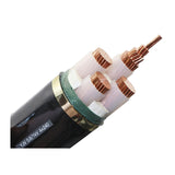 Cross-linked polyethylene insulated polyvinyl chloride sheathed power cable