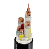 Copper core cross-linked polyethylene insulated polyvinyl chloride sheathed steel tape armored fire-resistant power cable