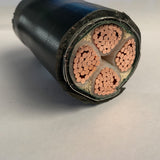Copper core cross-linked polyethylene insulated polyvinyl chloride sheathed steel tape armored power cable