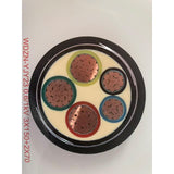 Low smoke zero halogen flame retardant copper core conductor cross-linked polyethylene insulated polyvinyl chloride sheathed steel tape armored power cable