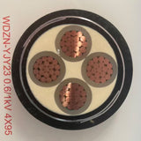 Low smoke zero halogen flame retardant copper core conductor cross-linked polyethylene insulated polyvinyl chloride sheathed steel tape armored power cable