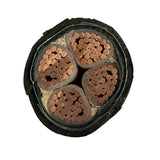 Copper core cross-linked polyethylene insulated polyvinyl chloride sheathed steel tape armored power cable