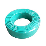 Cross-linked polyolefin insulated low smoke zero halogen flame retardant flexible wire