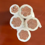 Cross-linked polyethylene insulated polyvinyl chloride sheathed fire-resistant cable