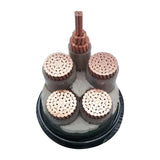 Copper core cross-linked polyethylene insulated polyvinyl chloride sheathed steel tape armored power cable