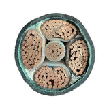 Cross-linked polyethylene copper core halogen-free, low smoke, flame-retardant and fire-resistant Class B cable