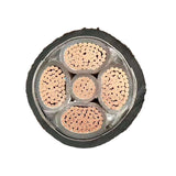 Cross-linked polyethylene copper core halogen-free, low smoke, flame-retardant and fire-resistant Class B cable