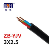 Cross-linked polyethylene insulated polyvinyl chloride sheathed power cable