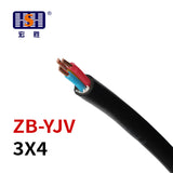 Cross-linked polyethylene insulated polyvinyl chloride sheathed power cable