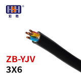 Cross-linked polyethylene insulated polyvinyl chloride sheathed power cable